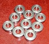 10 Bearing 686ZZ 6x13x5 Shielded Miniature Ball Bearings