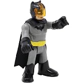 Imaginext Replacement Part for Collectible Fisher-Price Batman Superfriends Battle Armor Playset DFX64 - Replacement Poseable Batman Figure - Face Shield