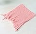 Bassion Newborn Photography Props Newborn Baby Stretch Long Ripple Wrap Yarn Cloth Blanket, Pink, 16