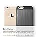 elago® [Outift Matrix][Black/Dark Grey] - [Premium Hybrid Construction][Brushed Aluminum][Spark Design Award] - for iPhone 6/6S Plus