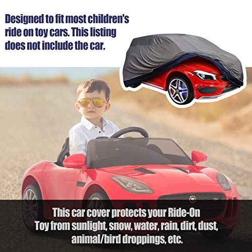 Universal Kids Ride-On Toy Car Cover - Water Resistant Oxford Cloth Protection 52x28x24 Inch