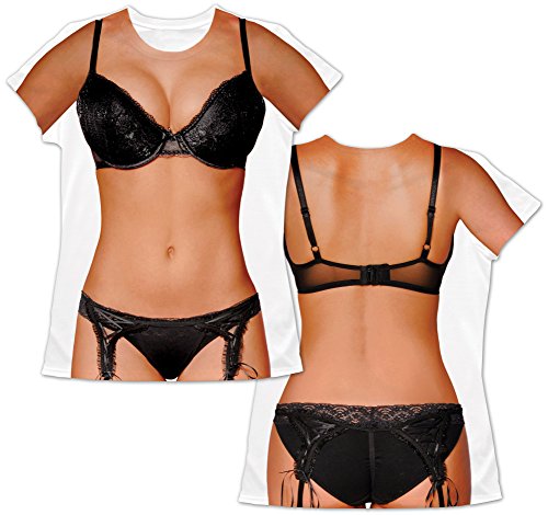 Faux Real Womens Sexy Lingerie Model Short Sleeve T Shirt | Desertcart  Brunei