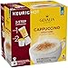 Gevalia Cappuccino Espresso K-Cup Coffee Pods & Froth Packets (36 Pods and Froth Packets), 9 Count (Pack of 4)