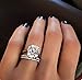 espere CZ Paved Stackable Eternity Ring CZ Wedding Band in Rose Gold Size 5