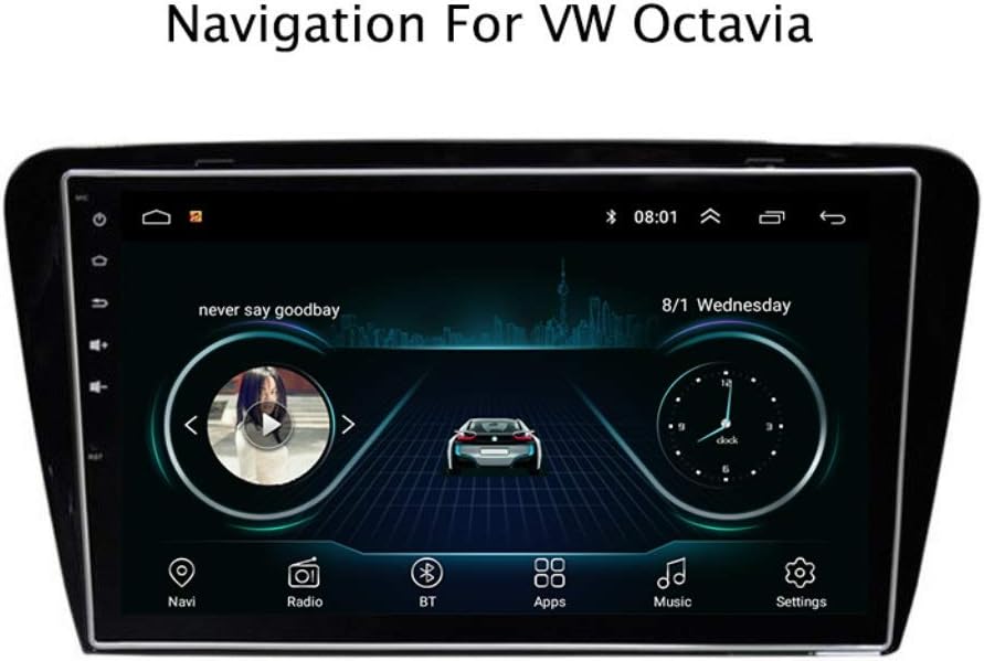 OUYI IPS 2.5D Multimedia Video Player Android 8.1 GPS Navigation Radio head unit For SKODA Octavia 2013-2018 A7 stereo