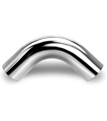 4" Mandrel Bent Stainless Steel Exhaust Pipe - 48" Length T304 (1 Piece)