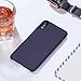 TORRAS [Love Series iPhone X Case 2017 (ONLY), Liquid Silicone Gel Rubber Shockproof Case Soft Microfiber Cloth Lining Cushion Compatible with iPhone X (2017), Midnight Blue