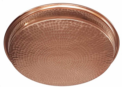Egypt gift shops Hand Hammered Traditional Shiny Finish Pure Natural Copper Bird Bath Birdbath Bowl Party Display Candy Tea Cocktail Drinks Serving Tray Kitchen Wedding Anniversary Decor Plate Display