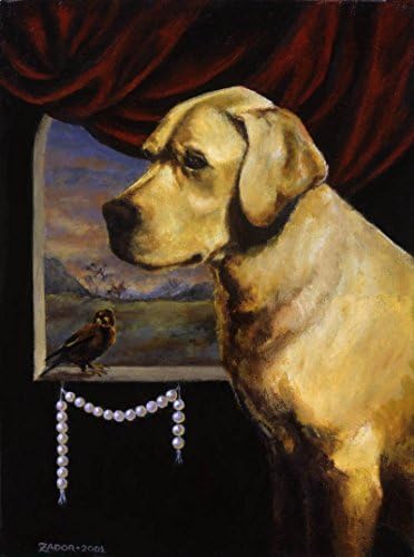 Dog Portrait Print - Labrador Print - Yellow Lab - Labrador Retriever - Golden Retriever - Dog Art - Animal Portrait - Pet Portrait