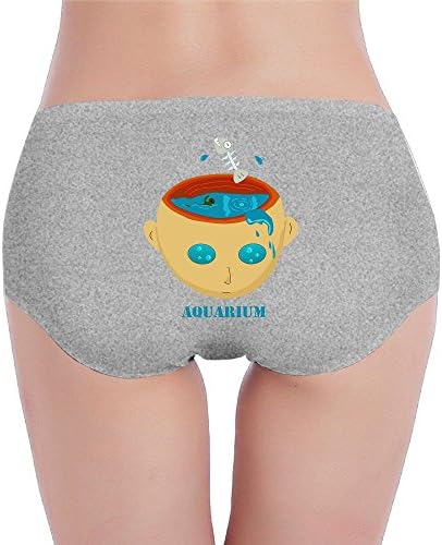 TTTFU Women's Low Waist Briefs Cotton Soft Cartoon Aquarium Ladies Hiphuggers Underwear Panties Seamless Underwear Invisible Bikini