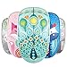FD V8 Wireless Mouse Battery Included, 2.4G Cute Colorful Animal Slim Silent Travel Cordless Mouse Optical Designed Mice with Nano Receiver Compatible for Laptop Computer PC Chromebook (Green Peacock)