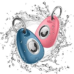 [2 Pack] AirTag Keychain Holder Case