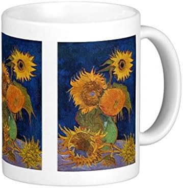 Amazon Co Jp フィンセント ファン ゴッホ ひまわり 芦屋のひまわり のマグカップ フォトマグ 世界の名画シリーズ ホーム キッチン