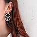 Human Face Dangle Earrings Drop Hoops Studs Cuffs Ear Wrap Pin Vine Dangling Hollow Out Charms Jewelry Silver Style 1