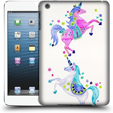 Official Cat Coquillette Unicorns Pastel Watercolour Illustrations Hard Back Case for Apple iPad mini 1 / 2 / 3