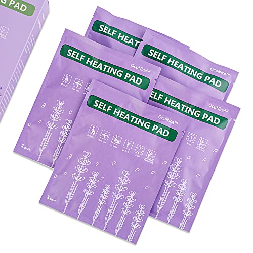 Neck Pain Relief Self Heating Pad with Lavender Fragrance,Portable and Disposable Heated Neck Wrap Without Electric or Microwave,Moist Heat Therapy for Neck Pain and Spasm, 19.7 In