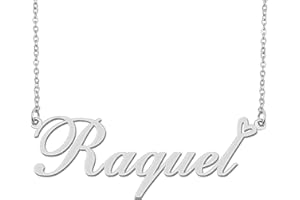 Aoloshow Personalized Heart Name Necklace Gold Custom Any Names Stainless Steel Jewelry for Womens Graduation