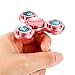 Auwer LED Glowing Fidget Hand Spinner Anti-Stress Finger Spinner Toy Ultra Fast Bearings Durable Stress Reducer EDC Fingertip Gyro For ADD,ADHD,Anxiety,Boredom People(Rose Gold)