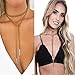 Mother's Day Gift- 3PCs Vintage Black Long Velvet Tassel Choker Necklace for Girls Adjustable