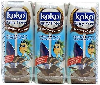 Koko Dairy Free Chocolate + Calcium 3 X 250Ml by Koko