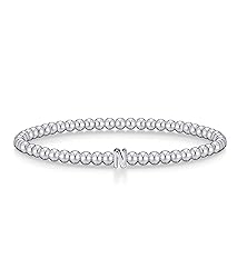 Wowshow Silver Bracelets for Women Strand Silver