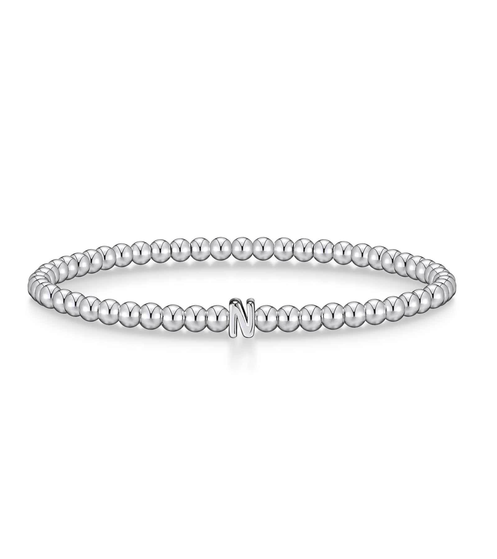 Wowshow Silver Bracelets for Women Strand Silver