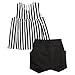 HOTONE Baby Kids Girls Black Striped Tops Blouse Bloomers Shorts 2pcs Outfits (6-7 Years, Striped)