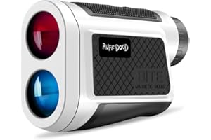 RUFF DOOD Golf Rangefinder with Magnetic - 1000 Yards Laser Range Finder with Slope Compensation & USB-C Rechargeable Battery for Golf