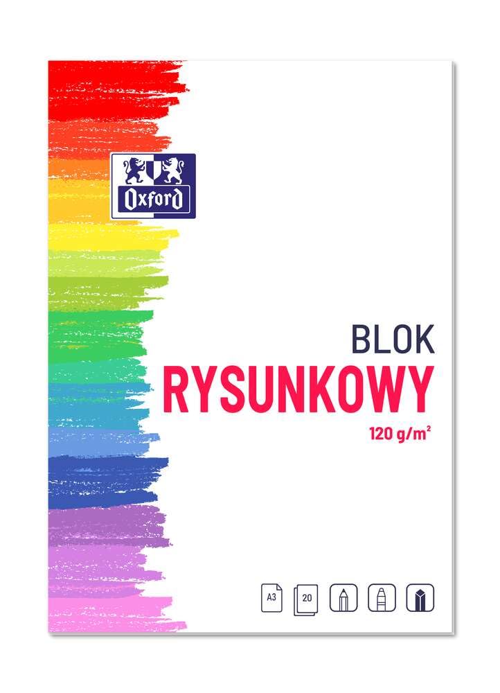 Oxford Drawing Pad A3 20 Sheets White 1 Piece 120 g/m²