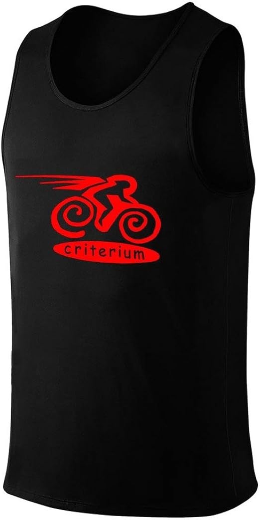 Men's Race Mens Tank Tops Biking Womens Tank Tops Black XLarge