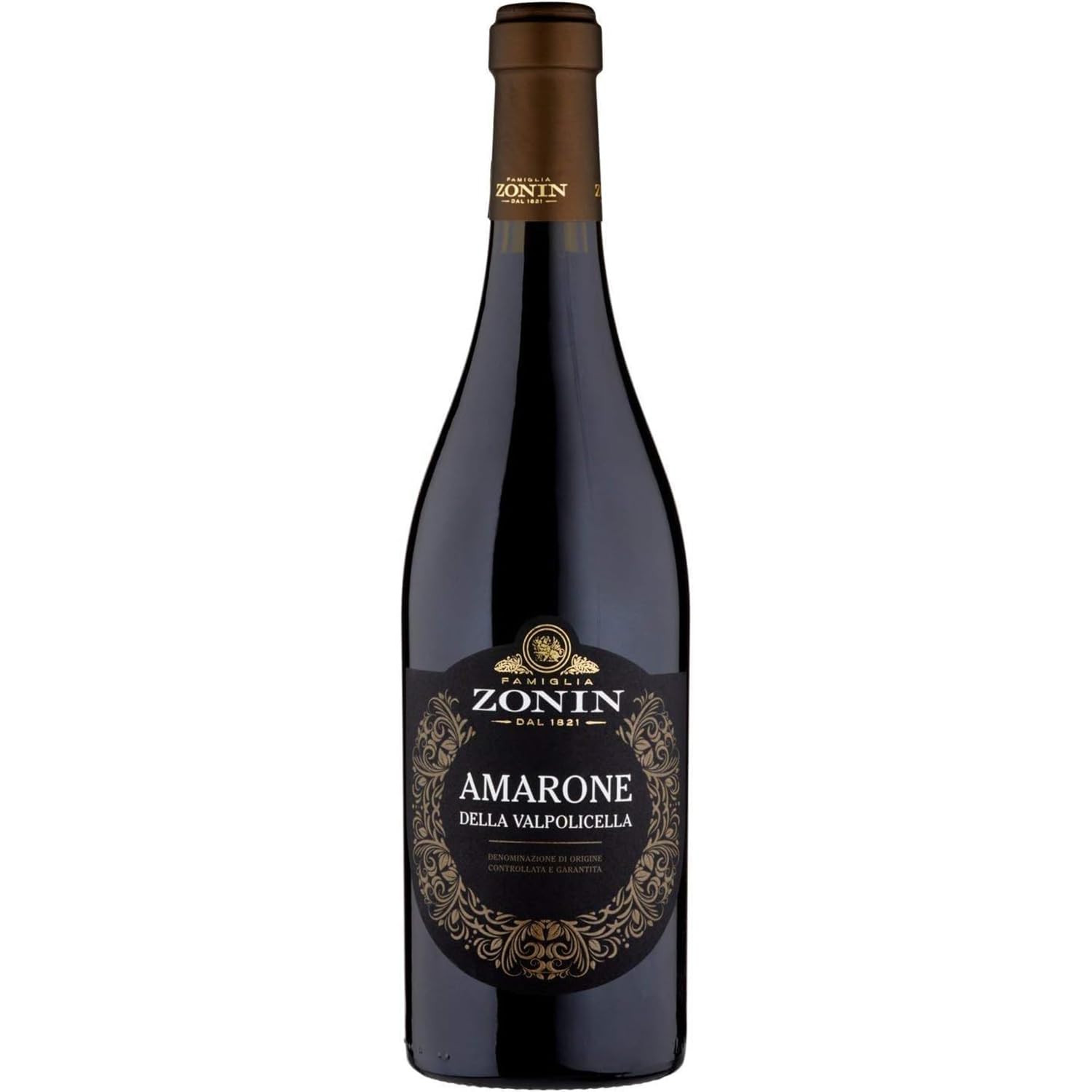 ZONIN Jewels Amarone Della Valpolicella DOCG - Italian Still Red Wine from North Italy - Blend of Corvina, Rondinella & Molinara Grapes - 75cl / 750ml, 15.5% ABV