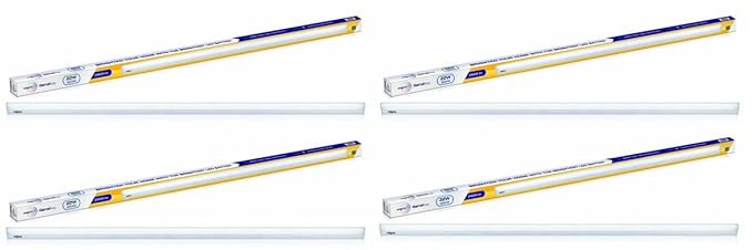 Wipro High Lumen 22-Watt LED Batten (Pack of 4, Cool Day Light)