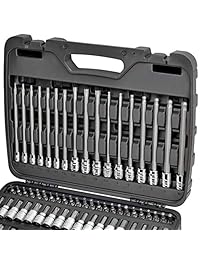 CARBYNE Juego de 84 piezas de vasos de punta hexagonal y Torx de Maestro SAE & Metric
