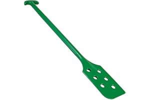 VIKAN Remco 67742 Scraper,Paddle,w/Holes,40",PP,Green