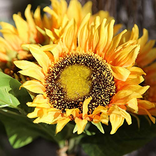 XDgrace Sunflower Bouquet Artificial Flowers, Summer Silk Large