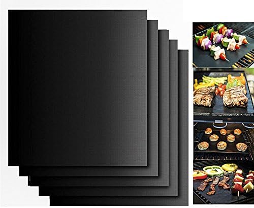 Barbecue,Babecue Grill Mat Set of 8,BBQ Grill & Baking Mats,Reusable , Easy to Clean,Heavy Duty,FDA-Approved,and PFOA Free