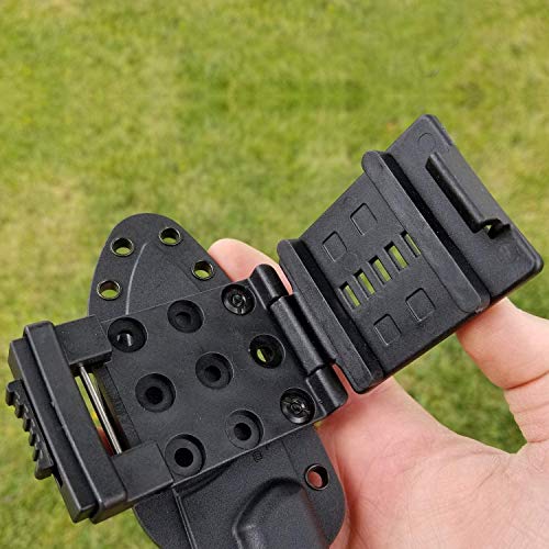 GLBSUNION 4Pack Tactical Belt Clips, Universal Utility EDC Belt Clip