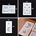 3 Pcs Star Moon/Cat Footprint/Love Heart Jewelry Silicone Mold with Hole for Polymer Clay, Crafting, Resin Epoxy, Pendant Earrings Making, DIY Mobile Phone Decoration Tools 010168/010169/010170