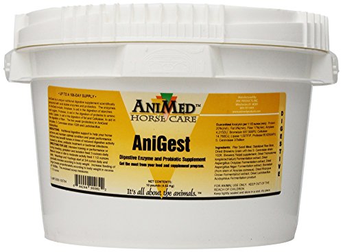 AniMed Anigest Digestive Supplement for Horses, 10-Pound
