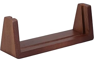 Homoyoyo Wood Stand for Monthly Desk Calendar - Wooden Block Base - Cardstock Holder - Photo Display Pedestal for Office Home