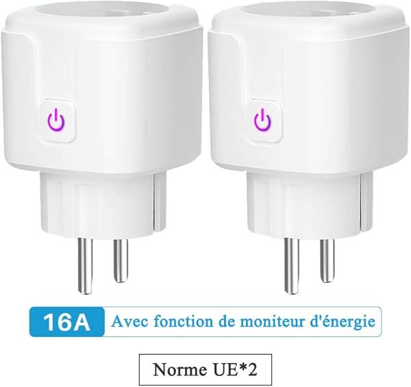 HRCLS La toma de conexin WiFi es un enchufe inteligente compatible con Apple Alexa Google Home y SmartThings 2 paquetes programables