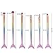 Yoseng Makeup Brush Set Mermaid Beauty Cosmetic Tools Kabuki Professional Fishtail Blush Foundation Blending Eyeliner Powder Eyeshadow Cream Concealer Eyebrow Brushes Fish Scale for girl daughter
