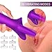 Clit Bullet Vibrator for Female, Tongue Sex Toy Oral Stimulator, Fovel Soft Cunnilingus Licking Dildos Clitoral 10 Modes Vibe Tickler Adult Women Nipple Solo Orgasm Vaginal Anal Massager Quietthumb 1