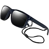 SydeStyle Polarized & Bifocal Reader Sunglasses for Men Women, Wrap Sports Sun Reading Glasses UV Protection