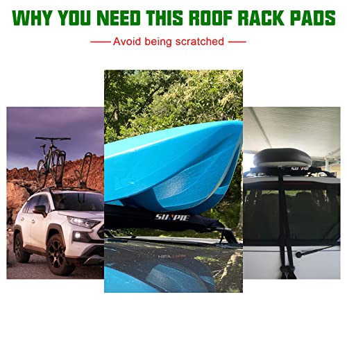 Pro-Lite Car Roof Surfboard Rack Pad Set Flat Bar-Wide/SUP