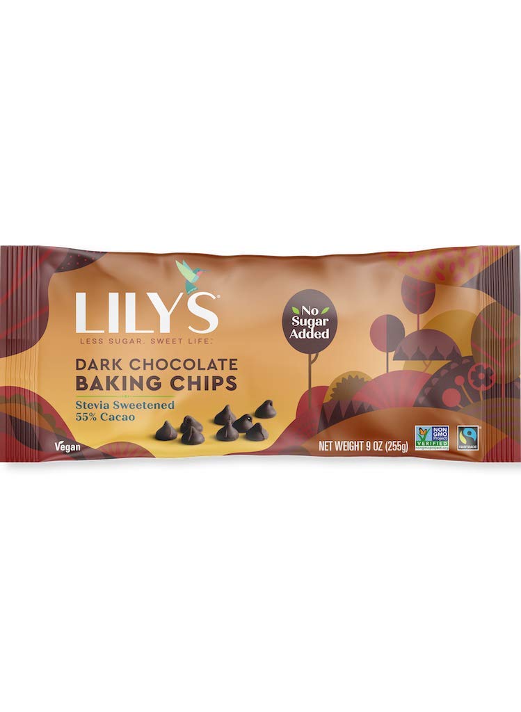 Amazon Com Lily S Dark Chocolate Chips 1x9 Oz Grocery Gourmet Food