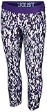 Nike Women's Dri-Fit Printed Relay Crop Running Tights-Violet/Multi