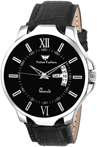 Fadiso fashion FF01257-BK Gents Exclusive Free Drop Day and Date Functioning Watch - for Men