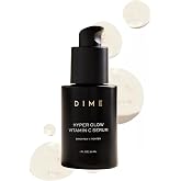 DIME Beauty Hyper Glow Vitamin C Face Serum, 1 oz | Brightens dark spots with Ferulic Acid, Resveratrol &amp; Hyaluronic Acid. Firming glow serum. Vegan, Cruelty-Free.