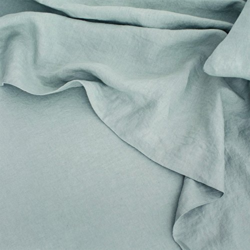 Lausonhouse Luxurious 100% Pure French Linen Sheet Set,Deep Pocket,4 Pieces Bedding Set- Queen